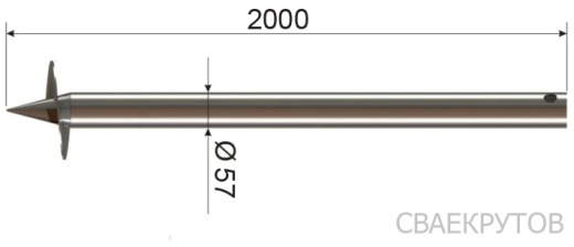 СВС 57x2000мм